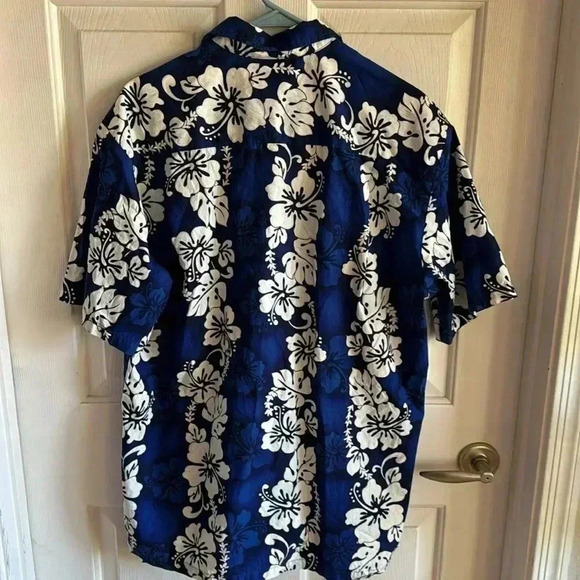Pacific Legend Hawaiian Shirt SZ L worn once made in Hawaii - Picture 5 of 5